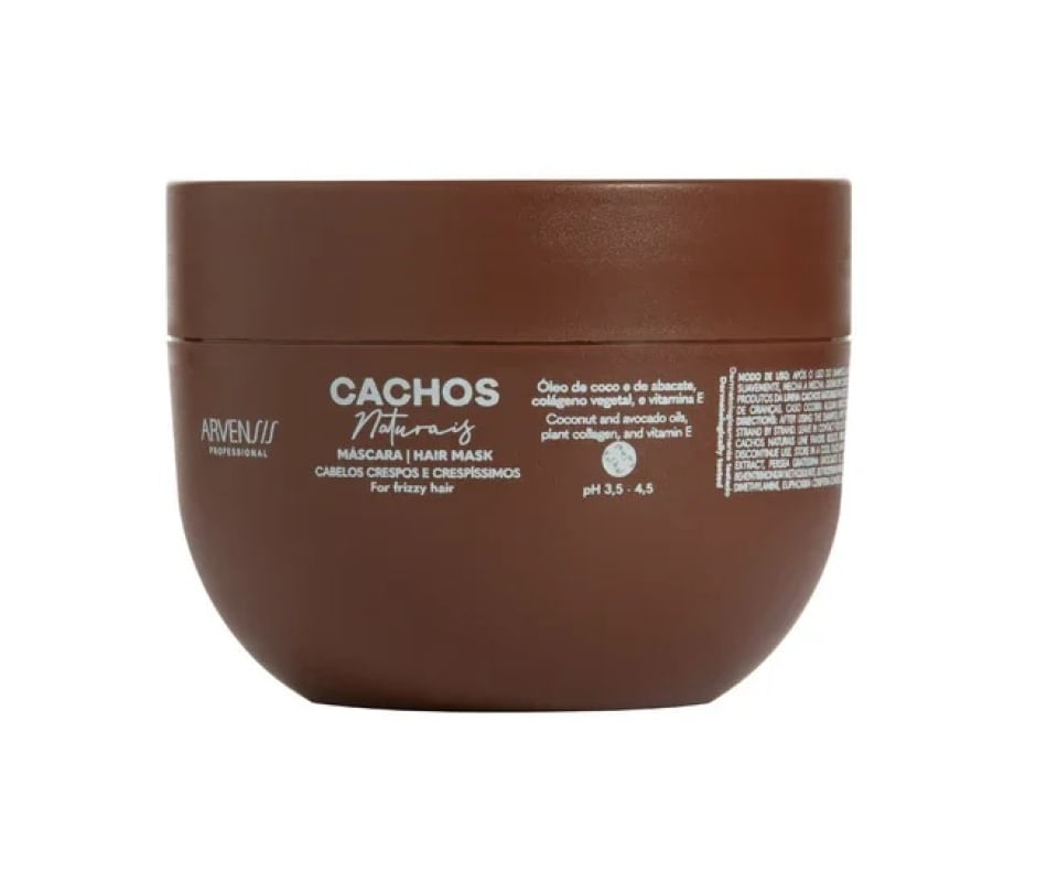 Arvensis Mascara Cachos Naturais Crespos E Crespissimos - 300G