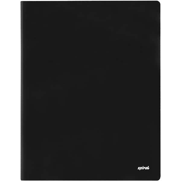Pasta catálogo com 100 envelopes, A4, 0,05, Preta, Capa flexível, Spiral - PT 1 UN