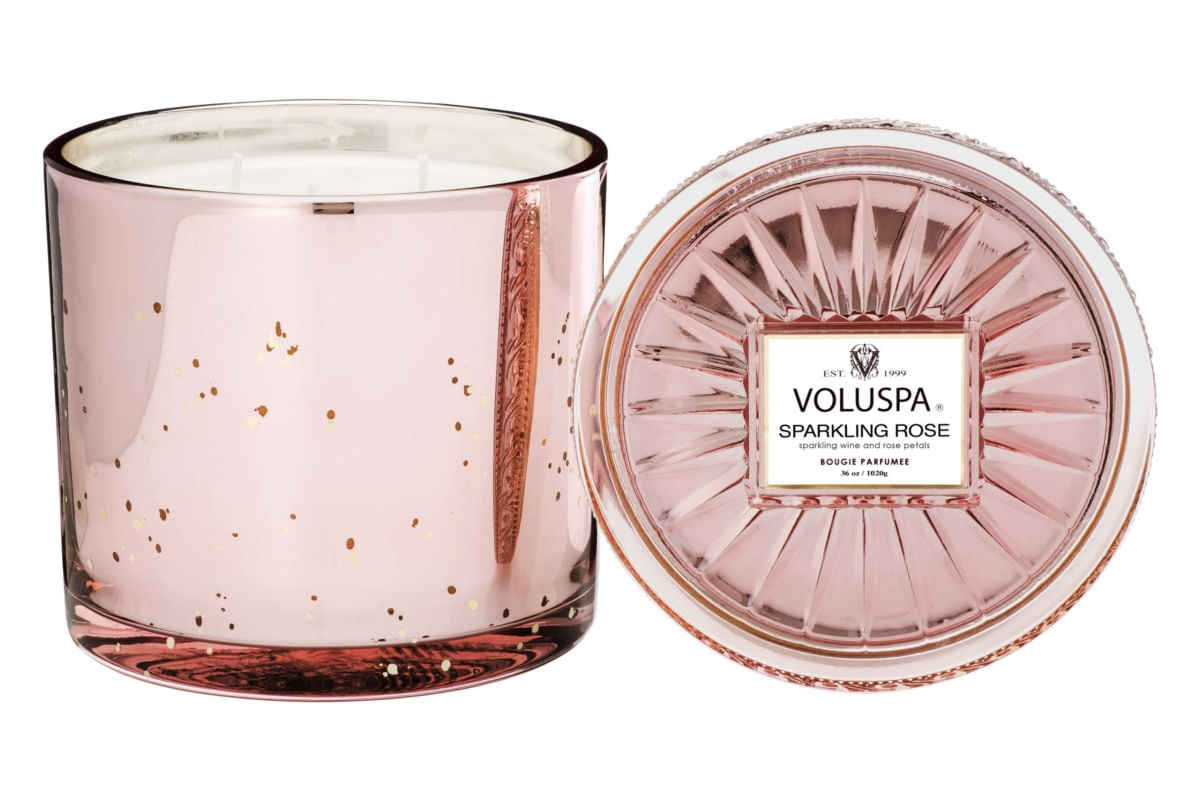 Vela Pote Vidro G 150 Horas Sparkling Rose Voluspa