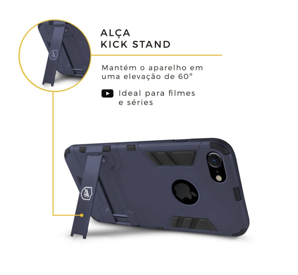 Foto 4 de Capa Armor Para iPhone 7 / 8 / SE 2 - Gshield