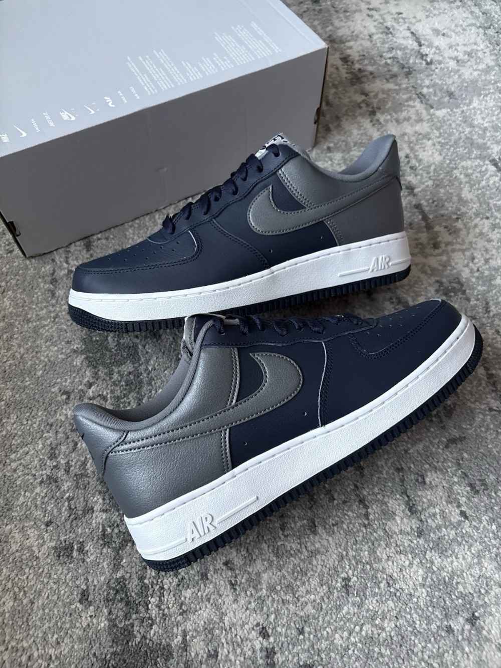 Nike Air Force 1 Low '07 LV8 Obsidian Smoke Grey — 37 / 37.5 / 38 / 39 / 39.5 / 40 / 40.5 / 41 / 42 / 42.5 / 43 / 43.5 / 44, Novo