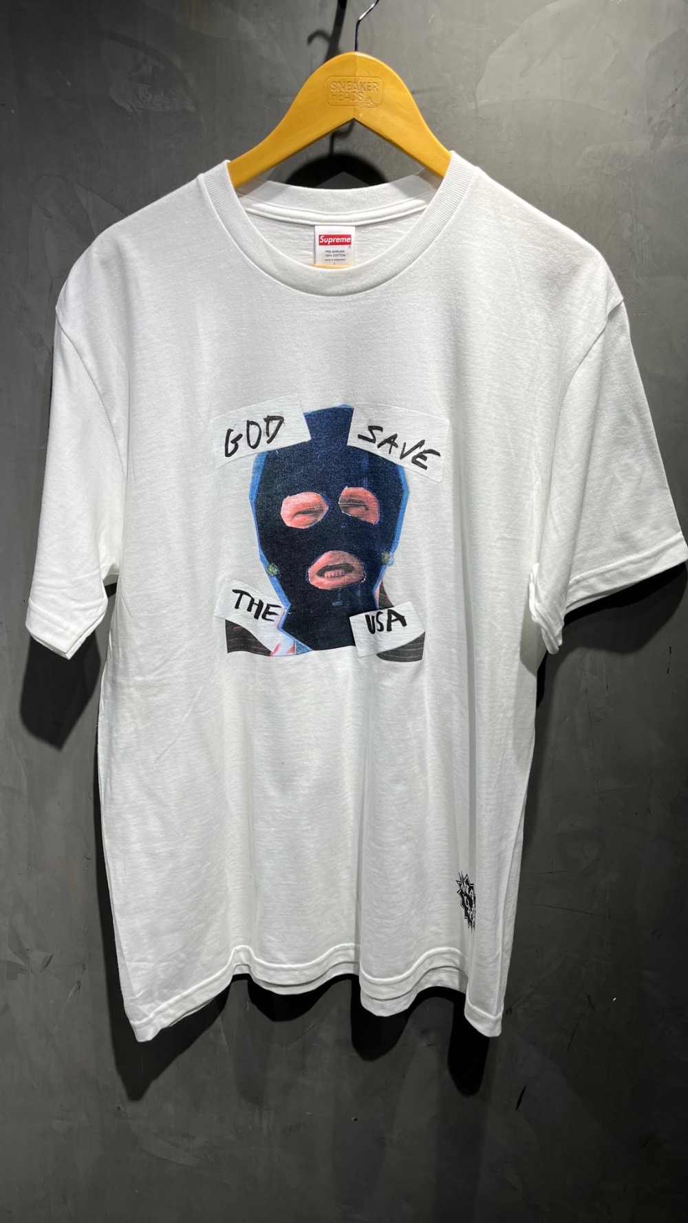 Camiseta Supreme God Save Us White SS26-W7 — G, Novo