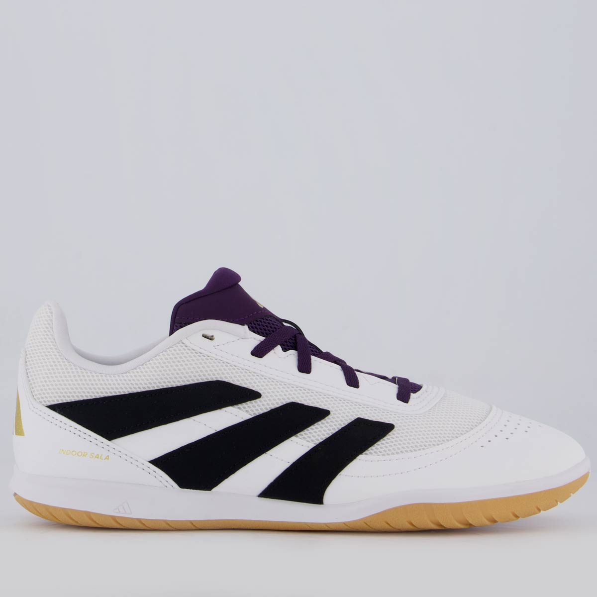 Chuteira Adidas Predator Club Futsal Branca e Preta