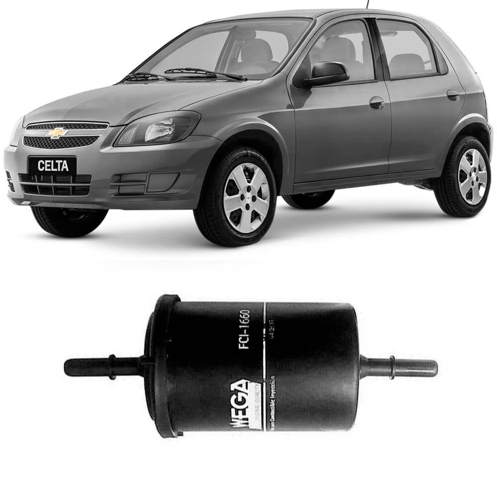 Filtro Combustivel Chevrolet Celta 1.0 2001 A 2016 Wega