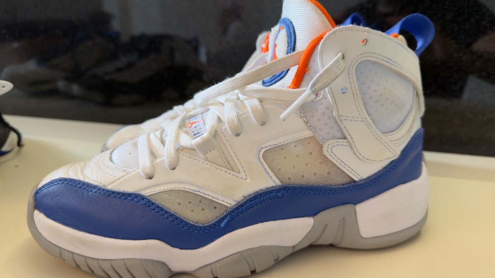 Jordan Jumpman Two Trey White Hyper Royal — 39, Usado