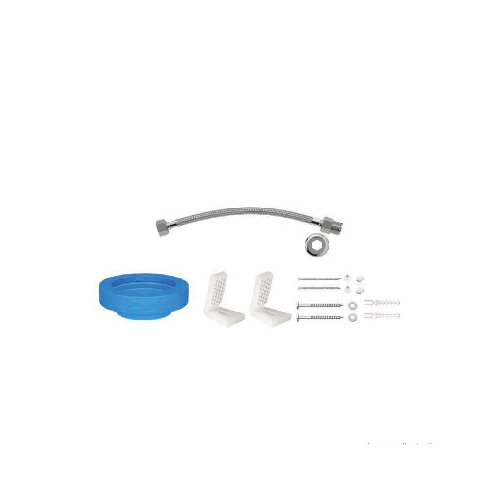 Kit de Instalação para Bacia com Caixa com Fixação Lateral Cromado Deca