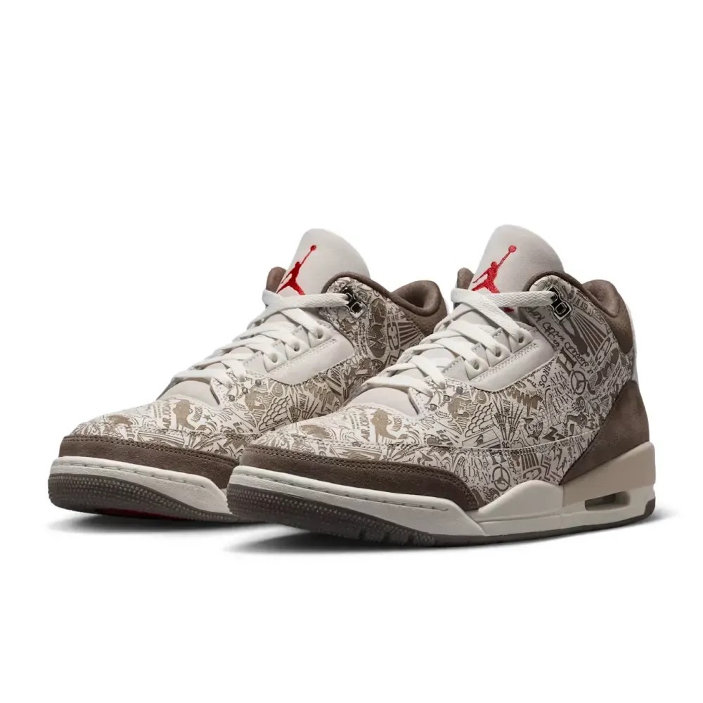 Air Jordan 3 Laser Phantom Sail — 39 / 40 / 41 / 42, Novo