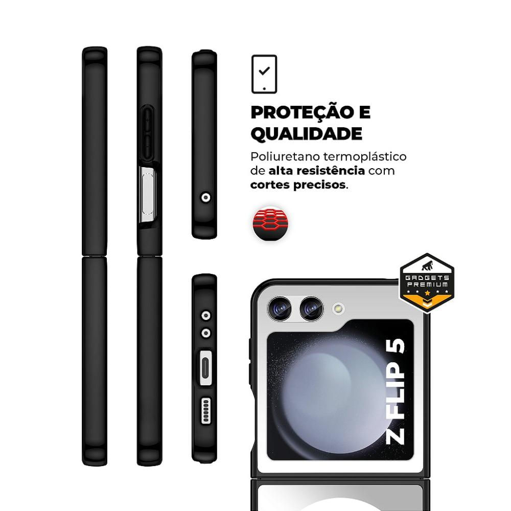 Foto 3 de Capa MagSafe para Samsung Galaxy Z Flip 5 - Preta - Gshield