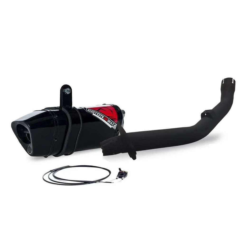 Escape / Ponteira Coyote Modelo TRS 2 Way + Mais Junior em Alumínio - XRE 190 ano 2025 em Diante - Honda