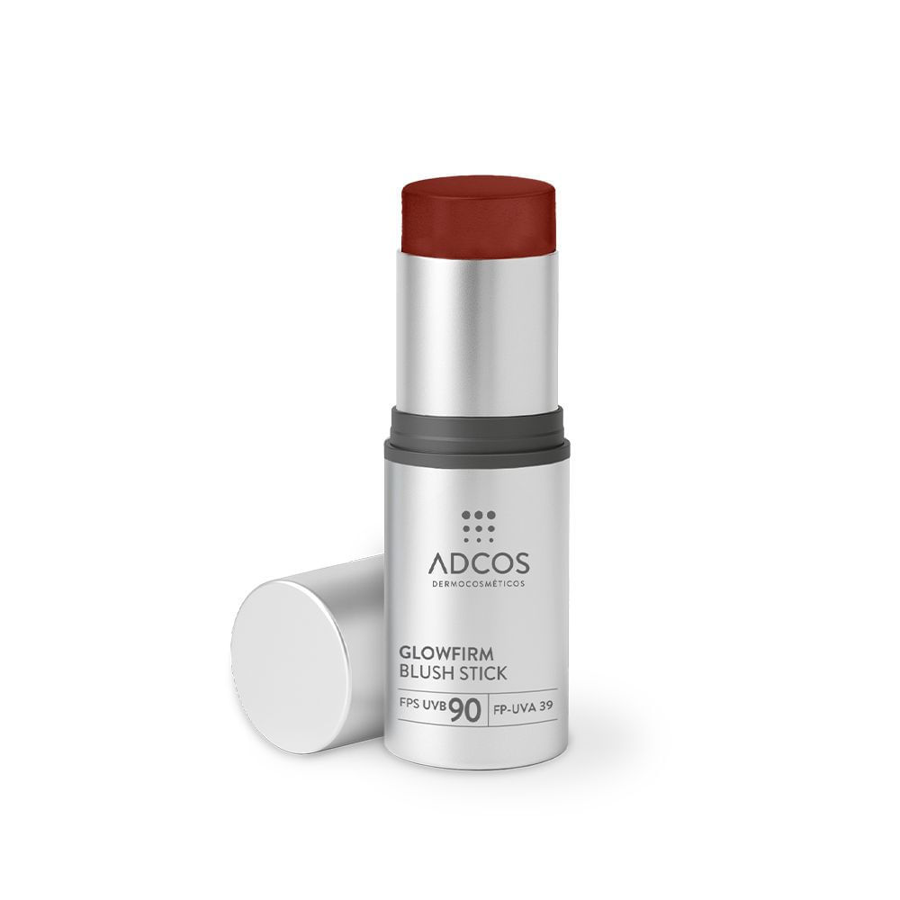 GlowFirm Blush Stick Adcos FPS90 Cor Terracota 6g