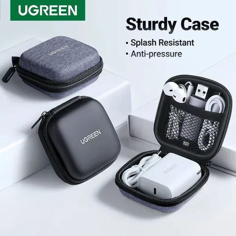 [Grupo de 3] UGREEN Estojo para AirPods e Cabos Bluetooth