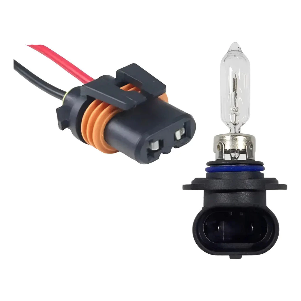 Chicote Soquete Conector Lâmpada Hb3 + Lâmpada Hb3 Comum