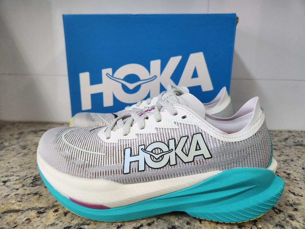 Hoka One One Mach X 2 Frost Electric Aqua — 36, Novo