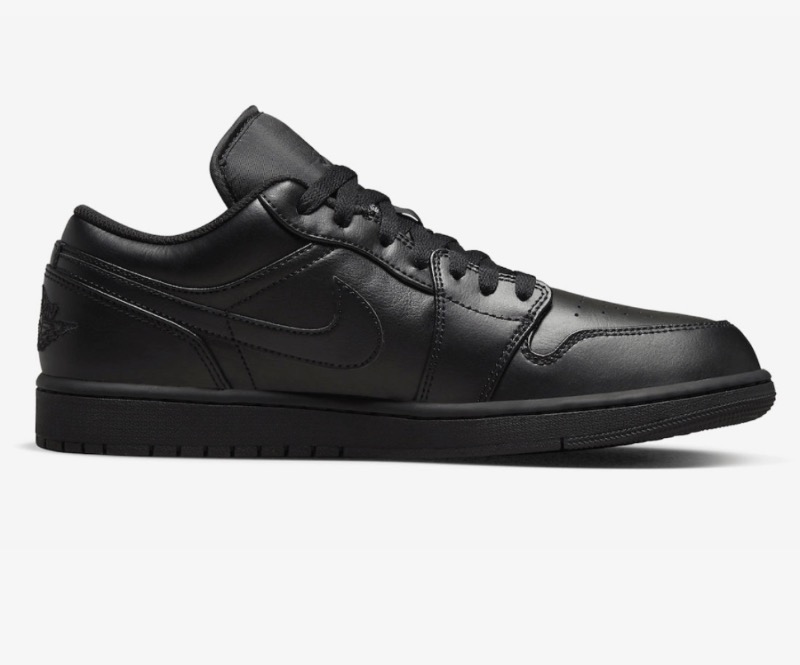 Foto 4 de Air Jordan 1 Low Triple Black — 44, Novo