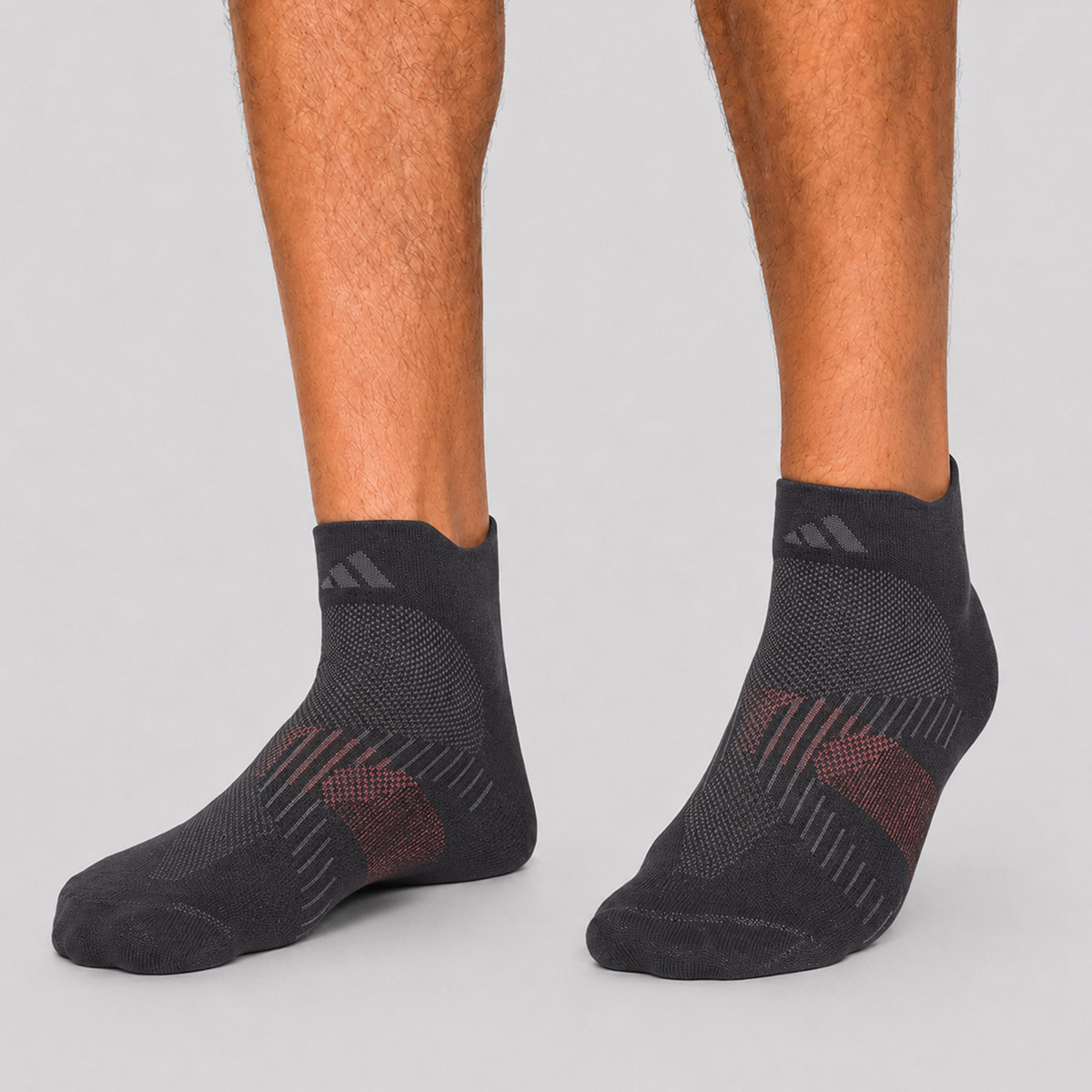 Meia Adidas Run Light Ankle Preta