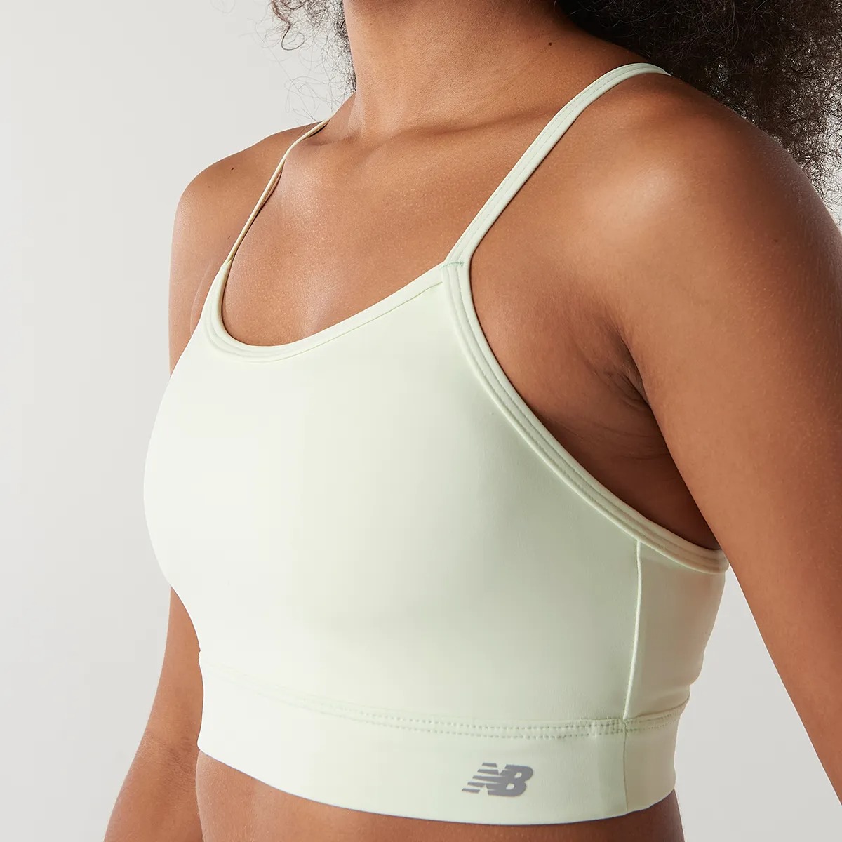 Top New Balance Basic Yoga Light Yellow — P / G, Novo