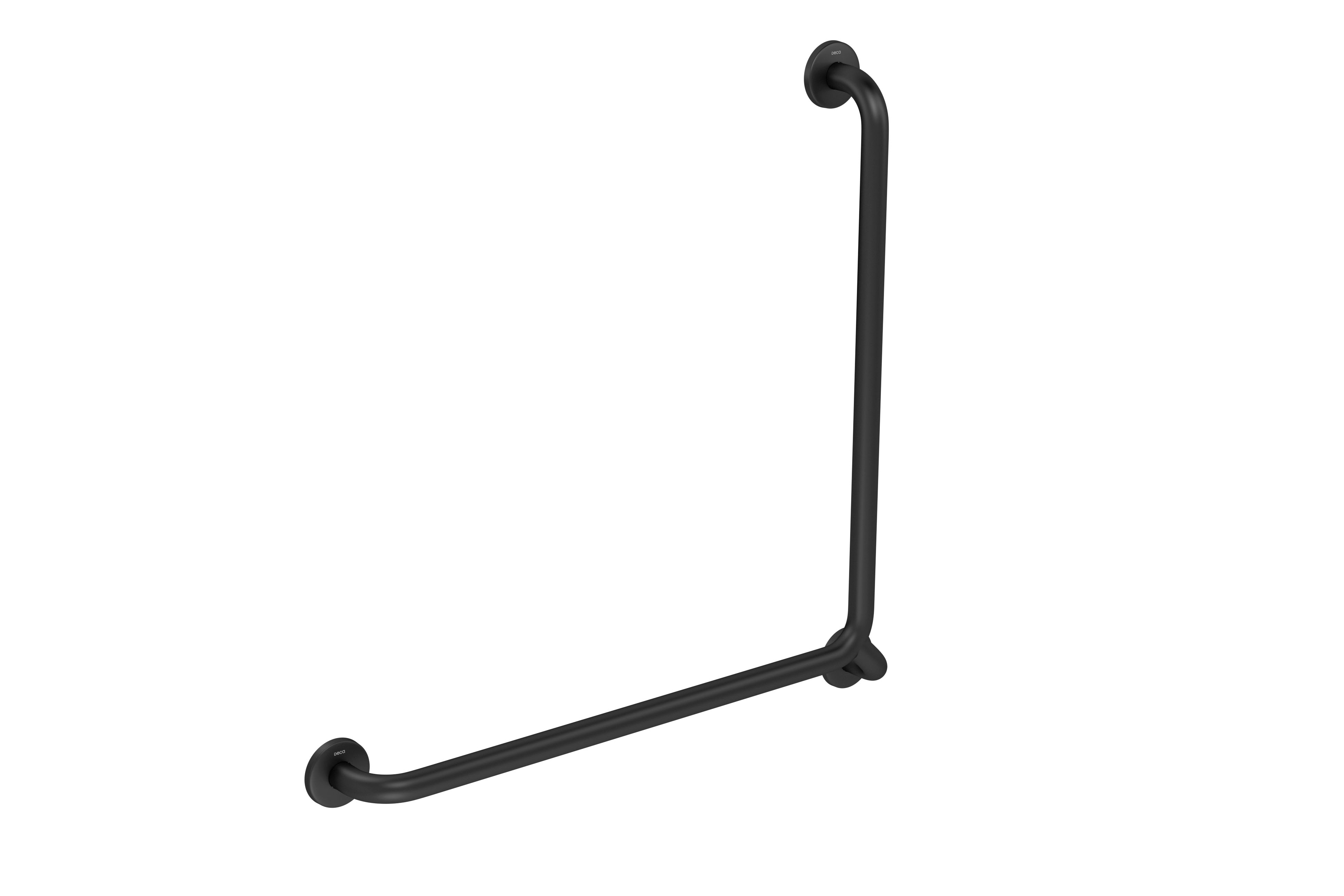 Barra Apoio L 70X70Cm Conforto Black Matte
