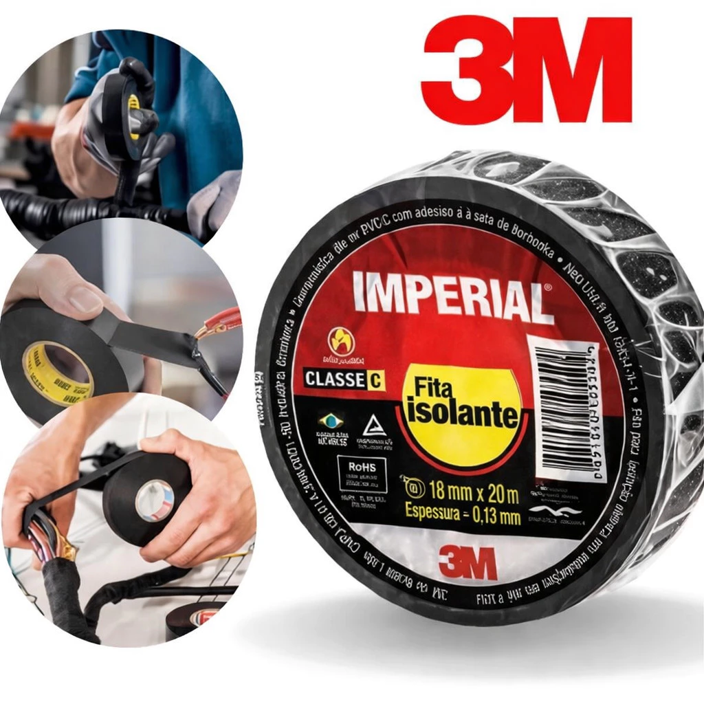 Foto 2 de Fita Isolante Imperial 3M - 20 Metros