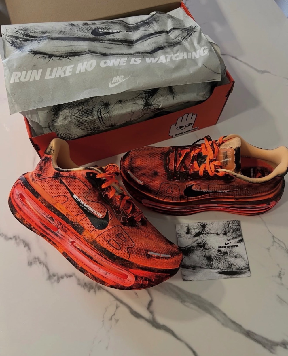 Melitta Baumeister x Nike Vomero Premium SP Total Orange Chalk — 37, Novo