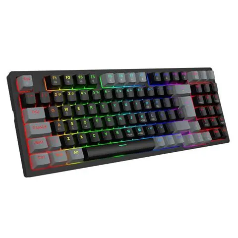Teclado Mecânico Gamer RGB 95 Teclas USB