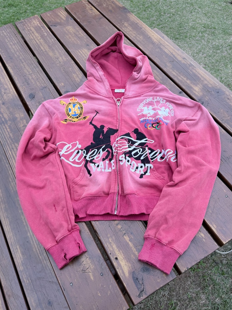 Foto 3 de Moletom Vale Lives Forever Classico Zip Up Ruby — M, Usado