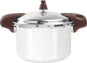 Brinox - Panela De Pressão 4,2l Antiaderente Ceramic Life Com Fundo De Indução Pressure - Vanilla