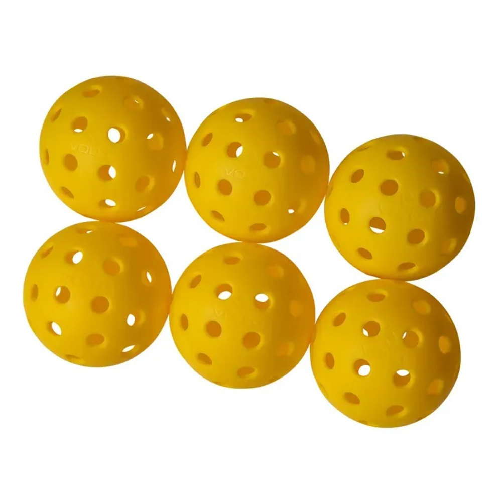 Conjunto 6 Bolas Pickleball Vollo VPB040-6