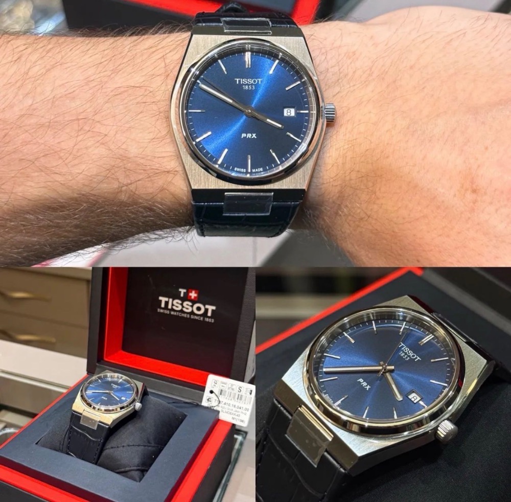 Relógio Tissot PRX Black 40mm — Único, Novo