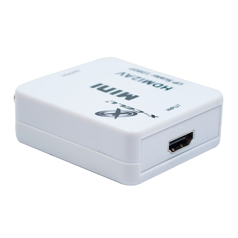 Foto 2 de Mini Conversor Flex X-Cell, HDMI Para AV, Branco, XC-MC-01