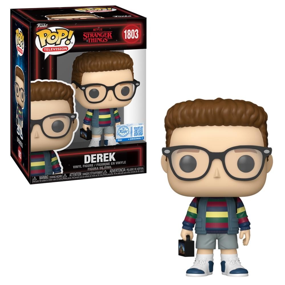Boneco Funko Pop! Excl. Stranger Things T5 - Derek