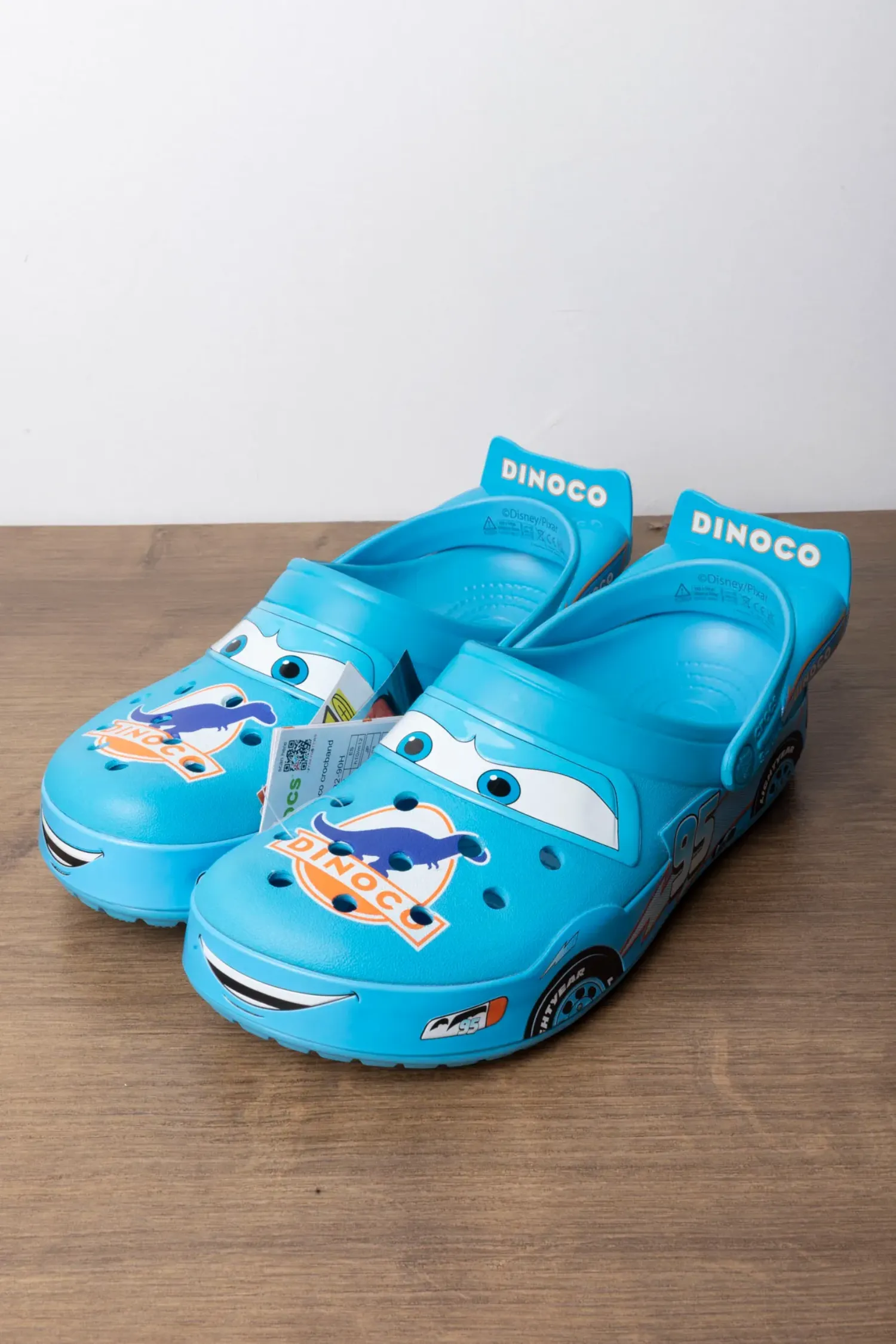 Cars x Crocs Crocband Lightning McQueen Dinoco Blue — 35 / 36 / 37 / 38 / 39 / 40 / 41, Novo