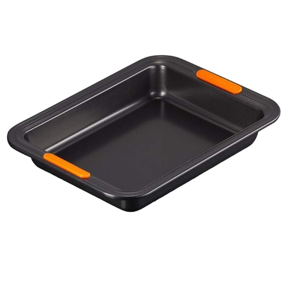FORMA LE CREUSET RETANGULAR EM METAL BAKEWARE BLACK MATTE 28CM 94101600000000