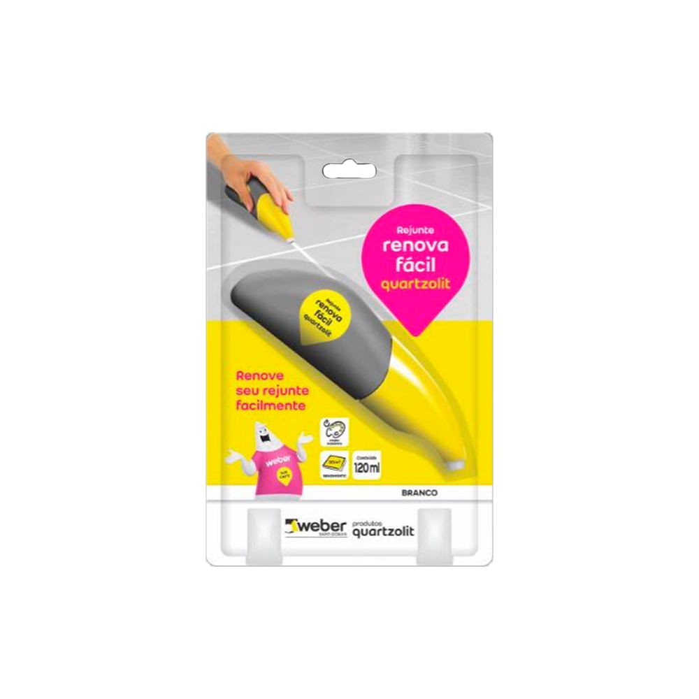 Rejunte Renova Fácil Branco 120ml Quartzolit