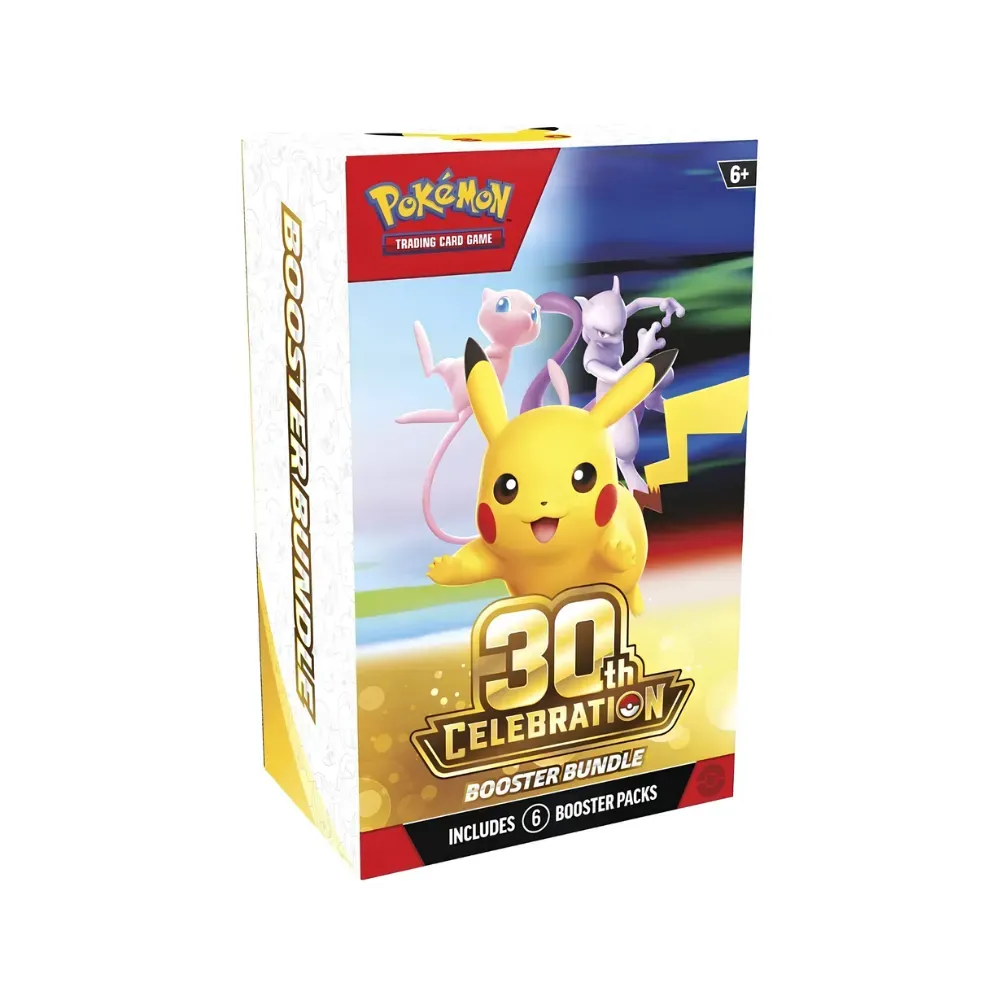 Combo de Pacotes Celebração de 30 Anos Pokémon TCG EN-US — Único, Novo