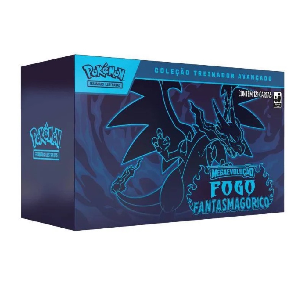 Coleção Treinador Avançado ME02 Fogo Fantasmagórico Pokémon TCG PT-BR — Único, Novo