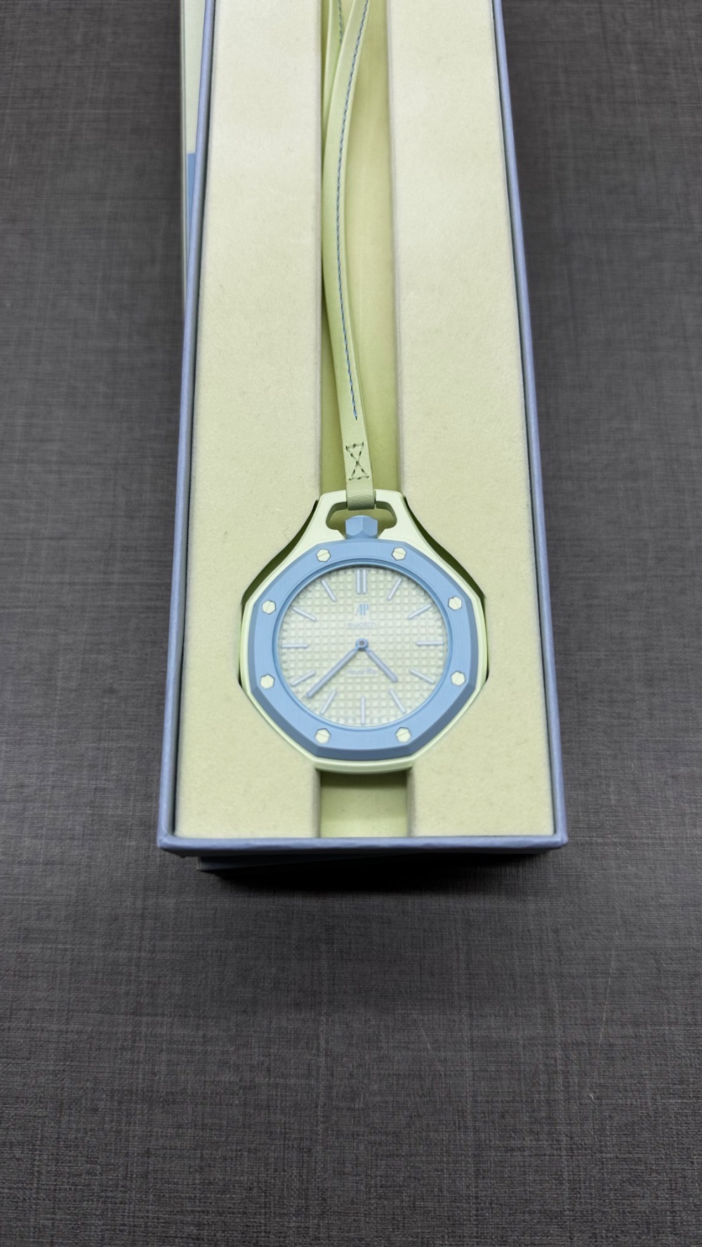 Audemars Piguet x Swatch Relógio Royal Pop BLAUE ACHT Green 40 mm — Único, Novo