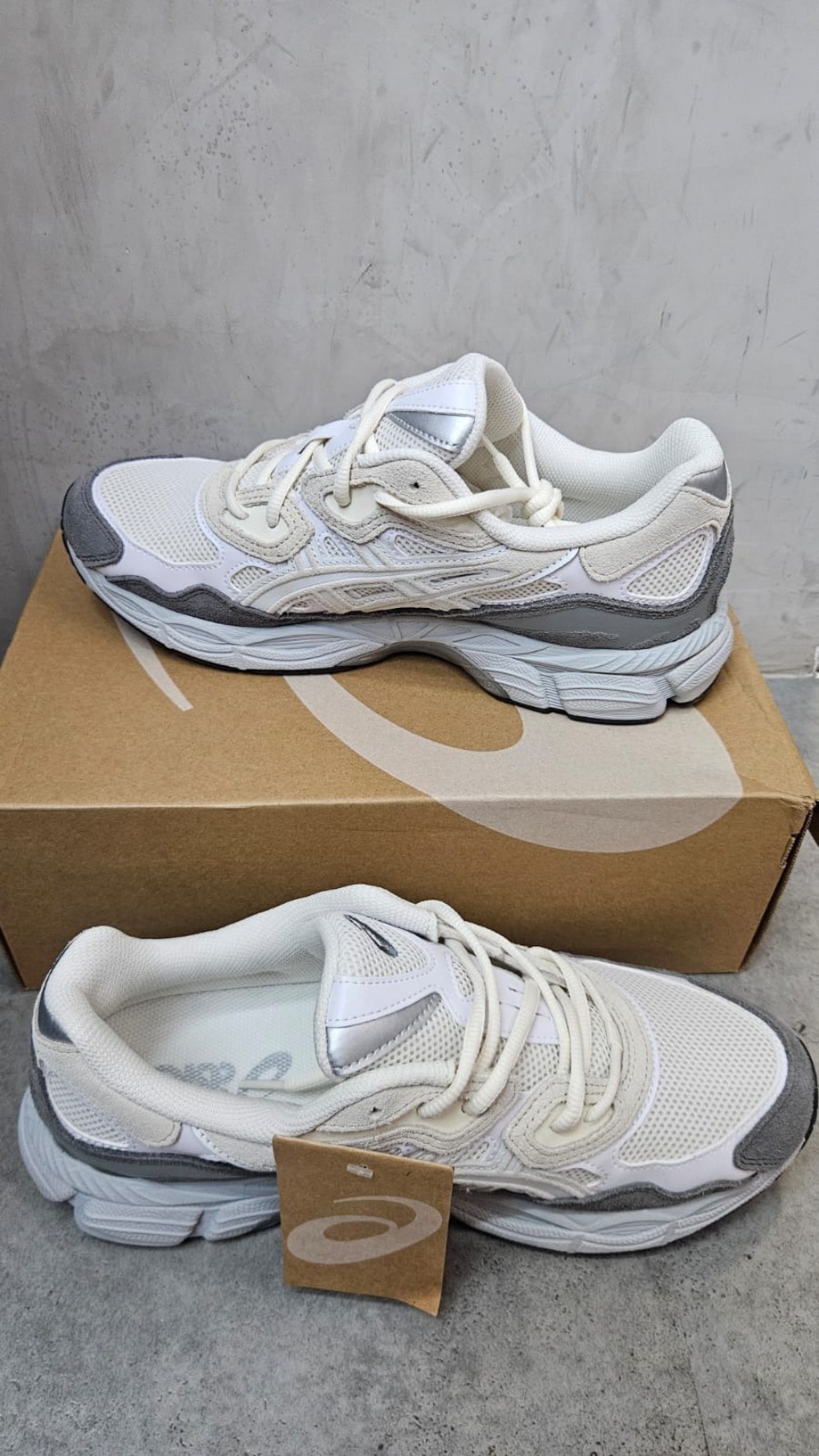 Asics Gel-NYC Gray White — 40, Novo