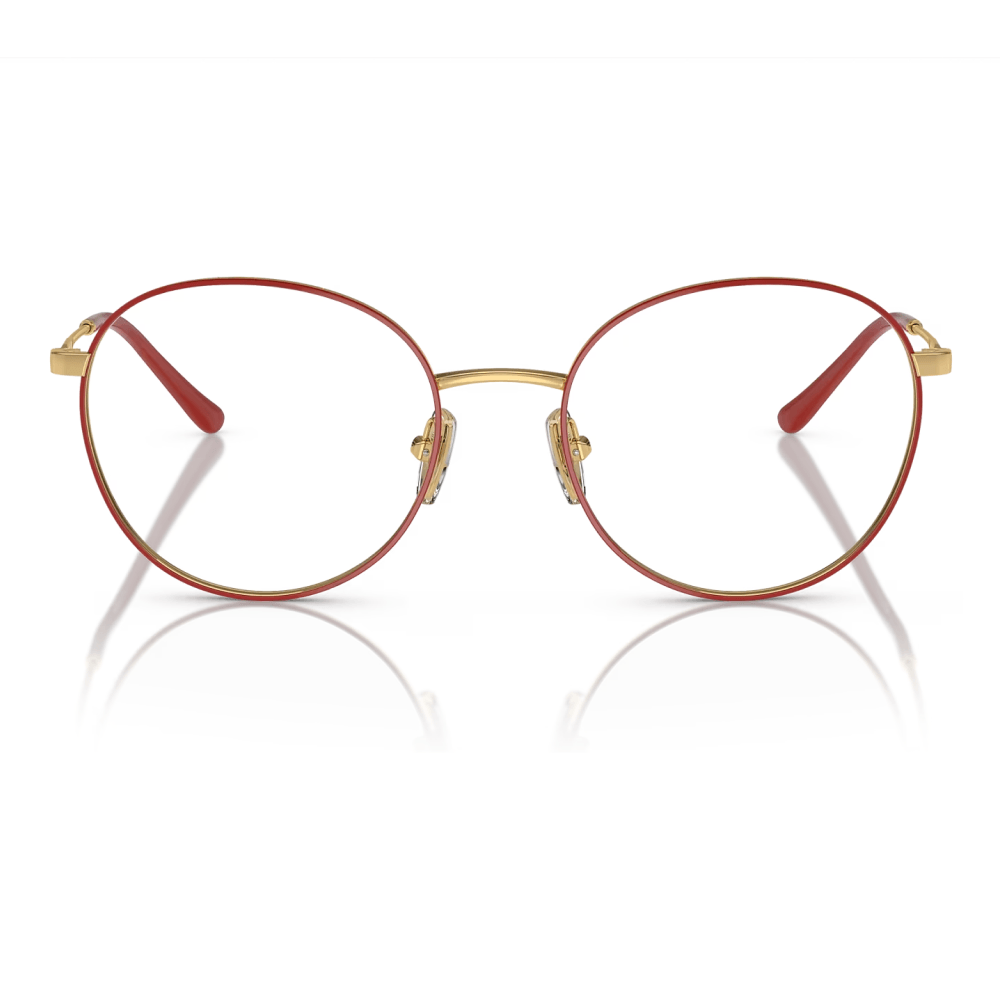 Armação de Óculos de Grau Vogue Eyewear VO4280 Feminino Redondo Metal Vermelho
