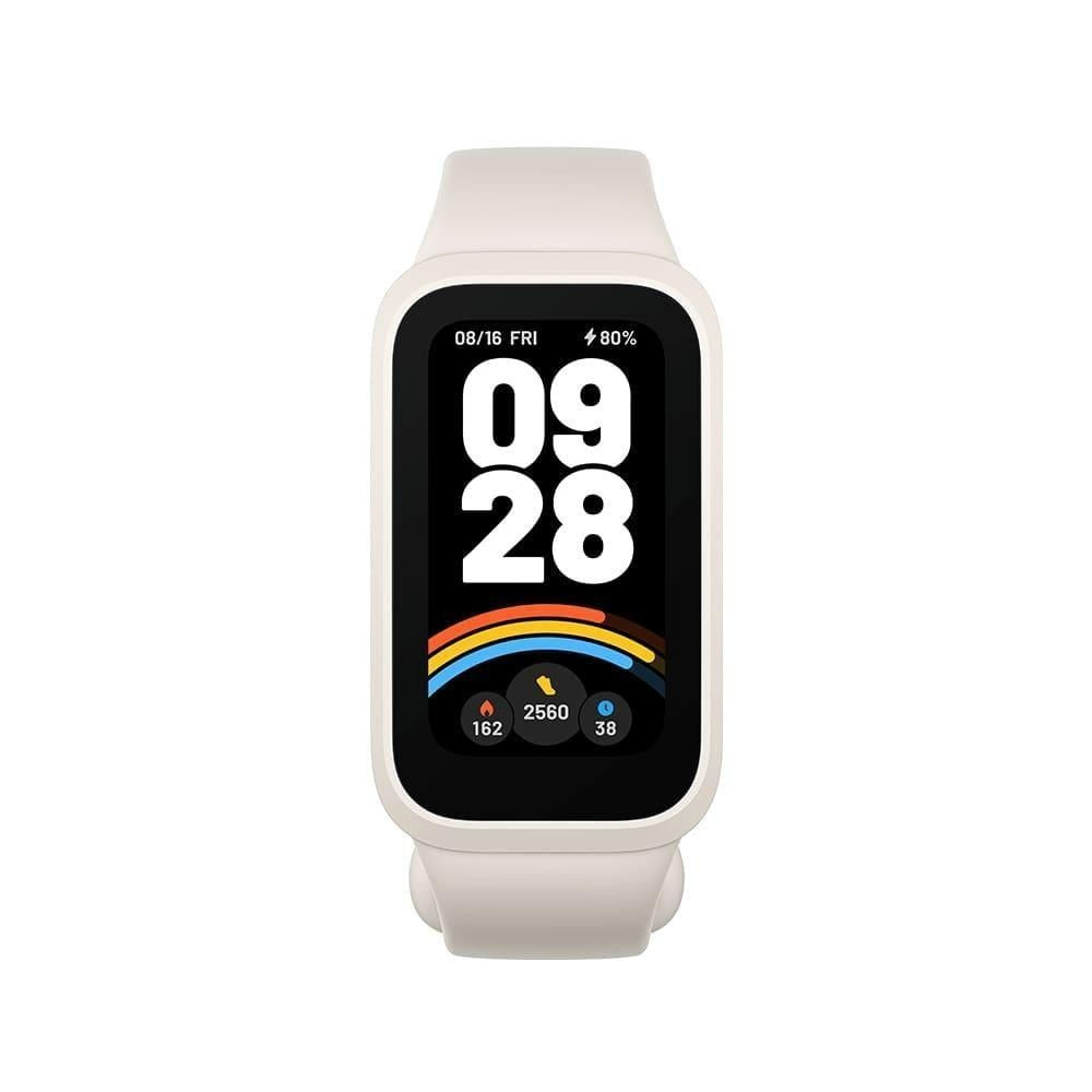 Pulseira Inteligente Xiaomi Band 9 Active Tela 1,47 Monitoramento de Saúde Bateria 18 Dias Bege