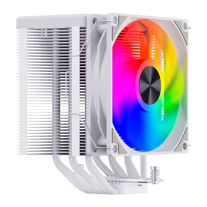 Foto 3 de Cooler Para Processador Snowman MT620, ARGB, 120mm, Branco, MT620-WH-ARGB