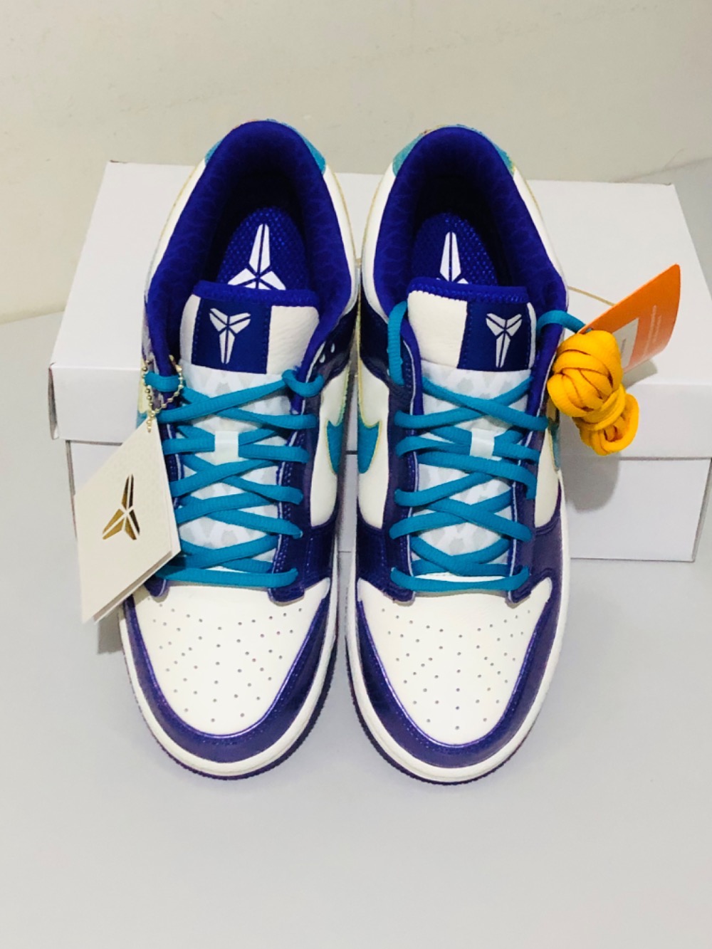 Nike Dunk Low Protro "Draft Pack" Charlotte to LA Purple — 40, Novo