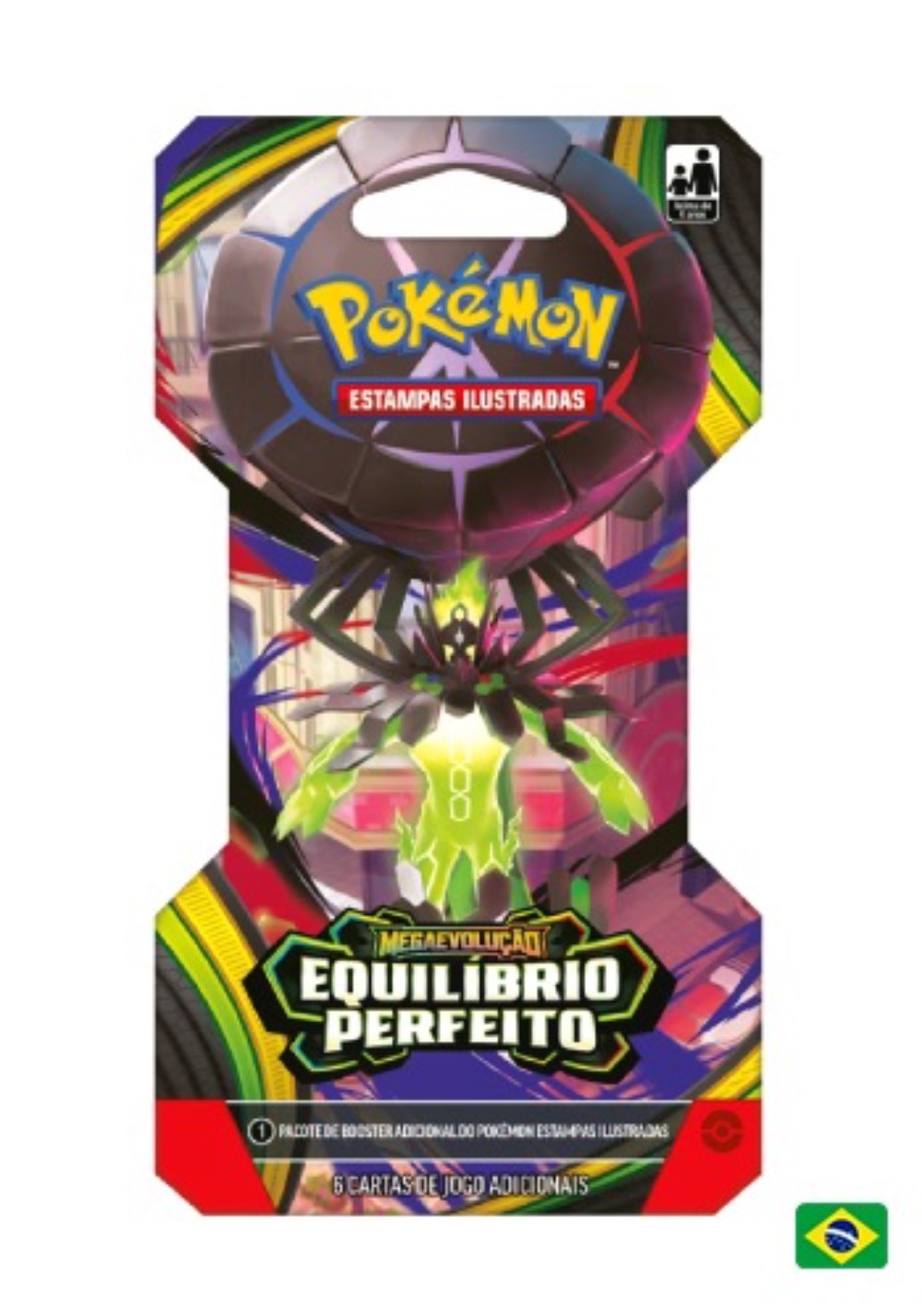 Blister Unitário ME3 Equilíbrio Perfeito (Mega Zygarde) Pokémon TCG PT-BR — Único, Novo