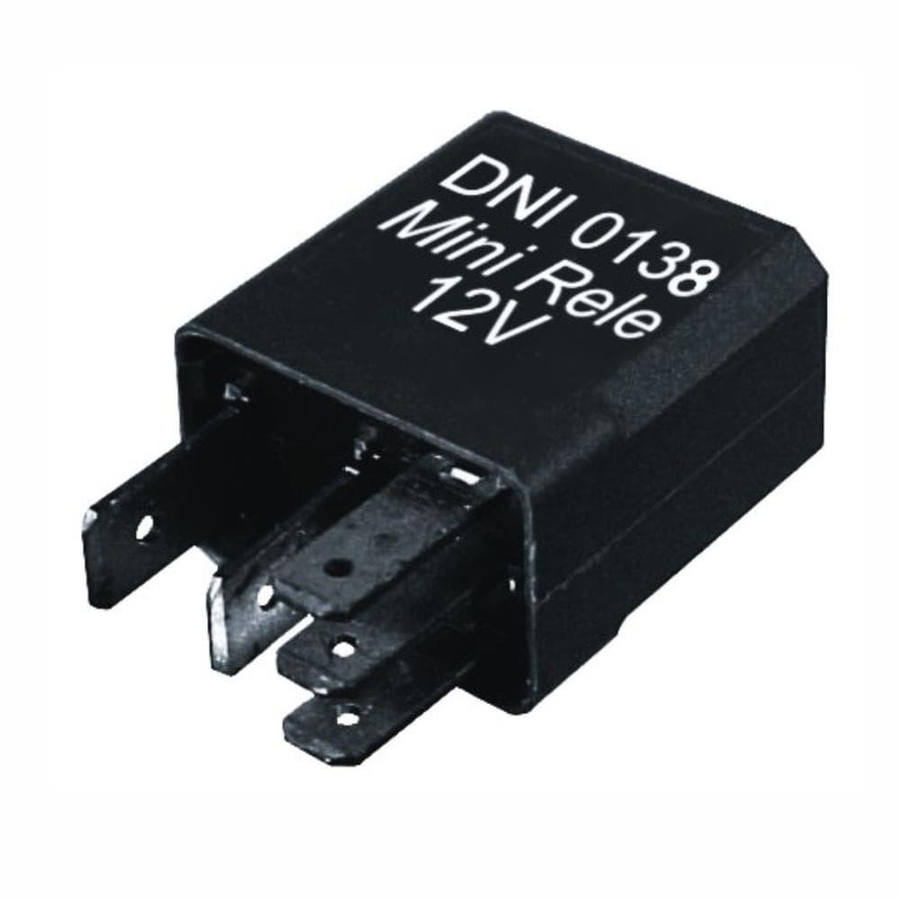 Míni Relé Auxiliar - 12V - 40/30A - DNI 0138