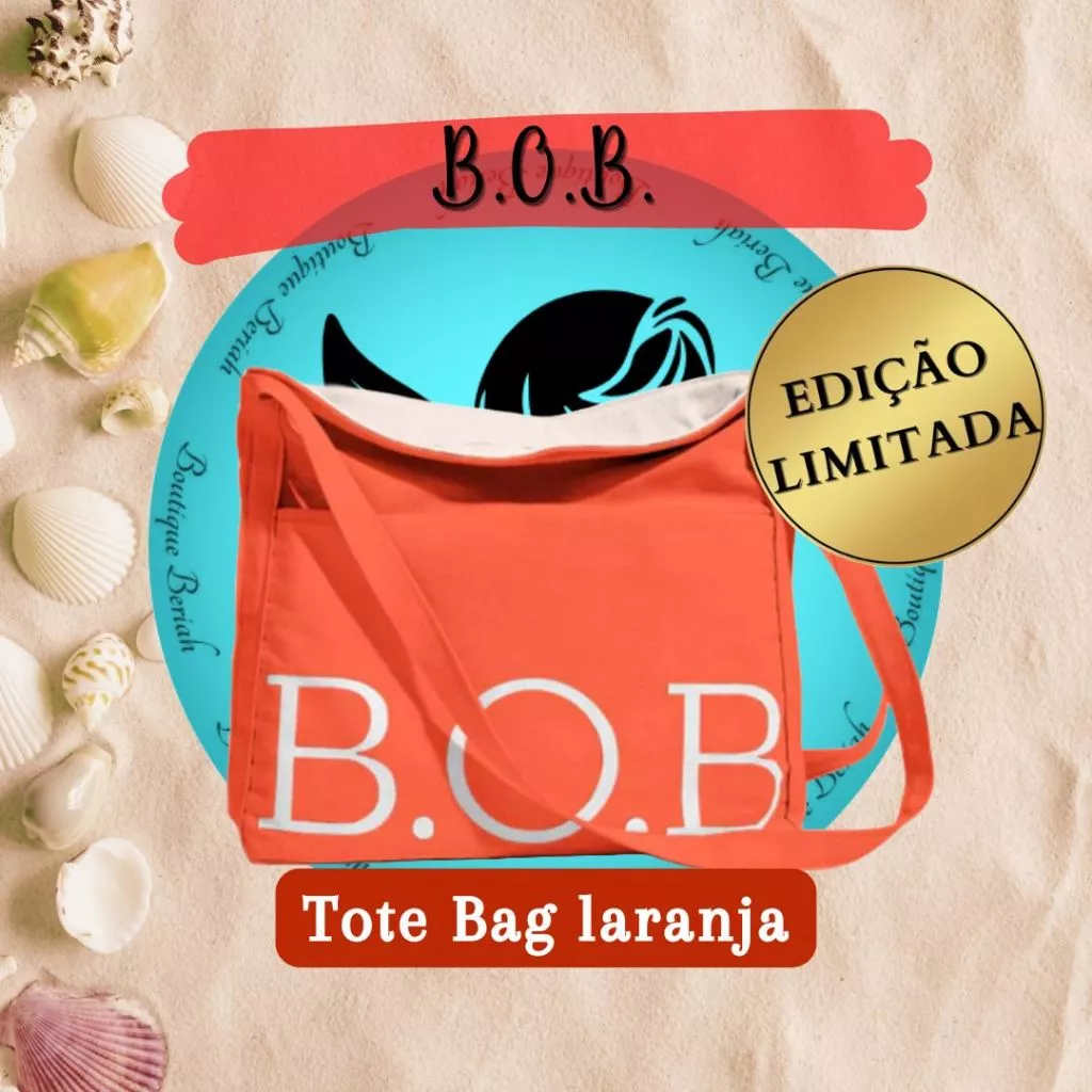 Bolsa Tote Bag laranja - BOB