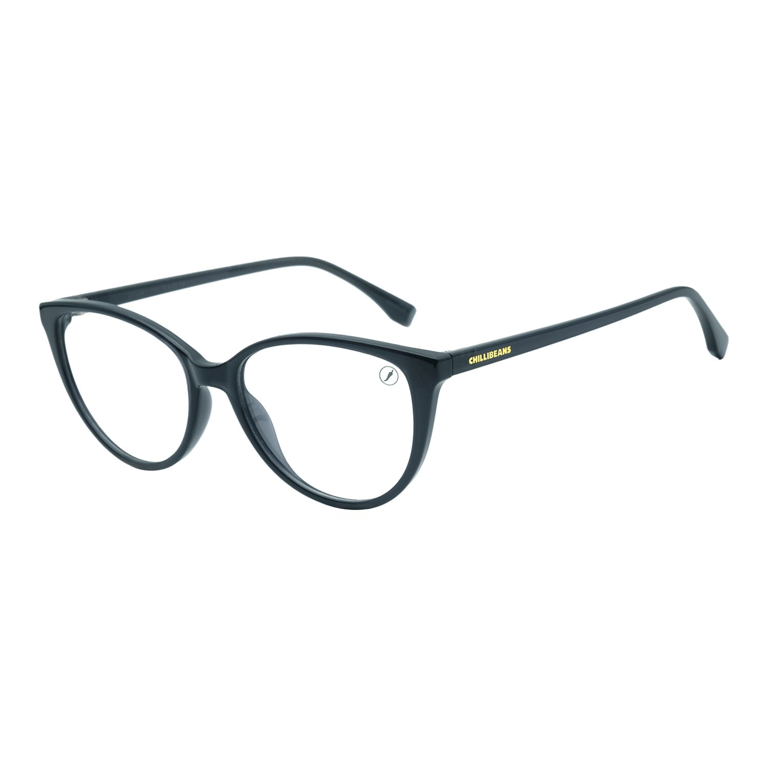 Armação Para Óculos de Grau Feminino Chilli Beans Cat Preto LV.IJ.0411.0101