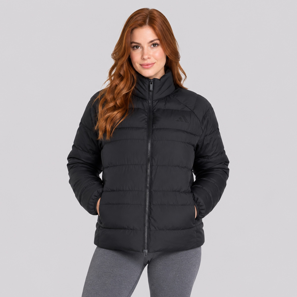 Jaqueta Adidas Puffer Packable Feminina Preta