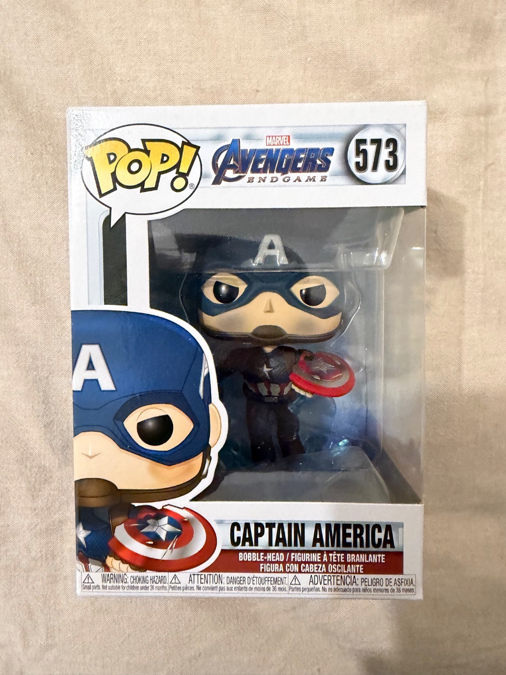 Funko Pop! Avengers End Game: Captain America #573 — POP, Novo