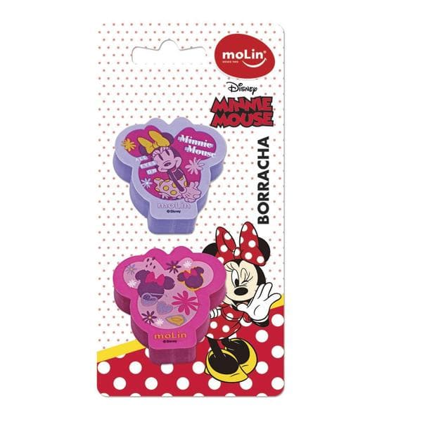 Borracha Minnie Disney Cores Sortidas Molin BT 2 UN