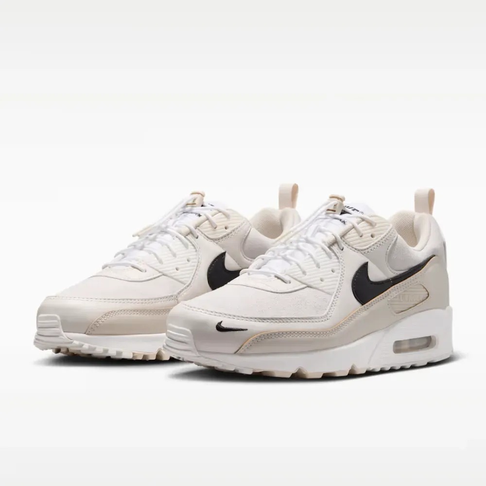 Nike Air Max 90 White Light Orewood Brown Phantom Black — 41, Novo