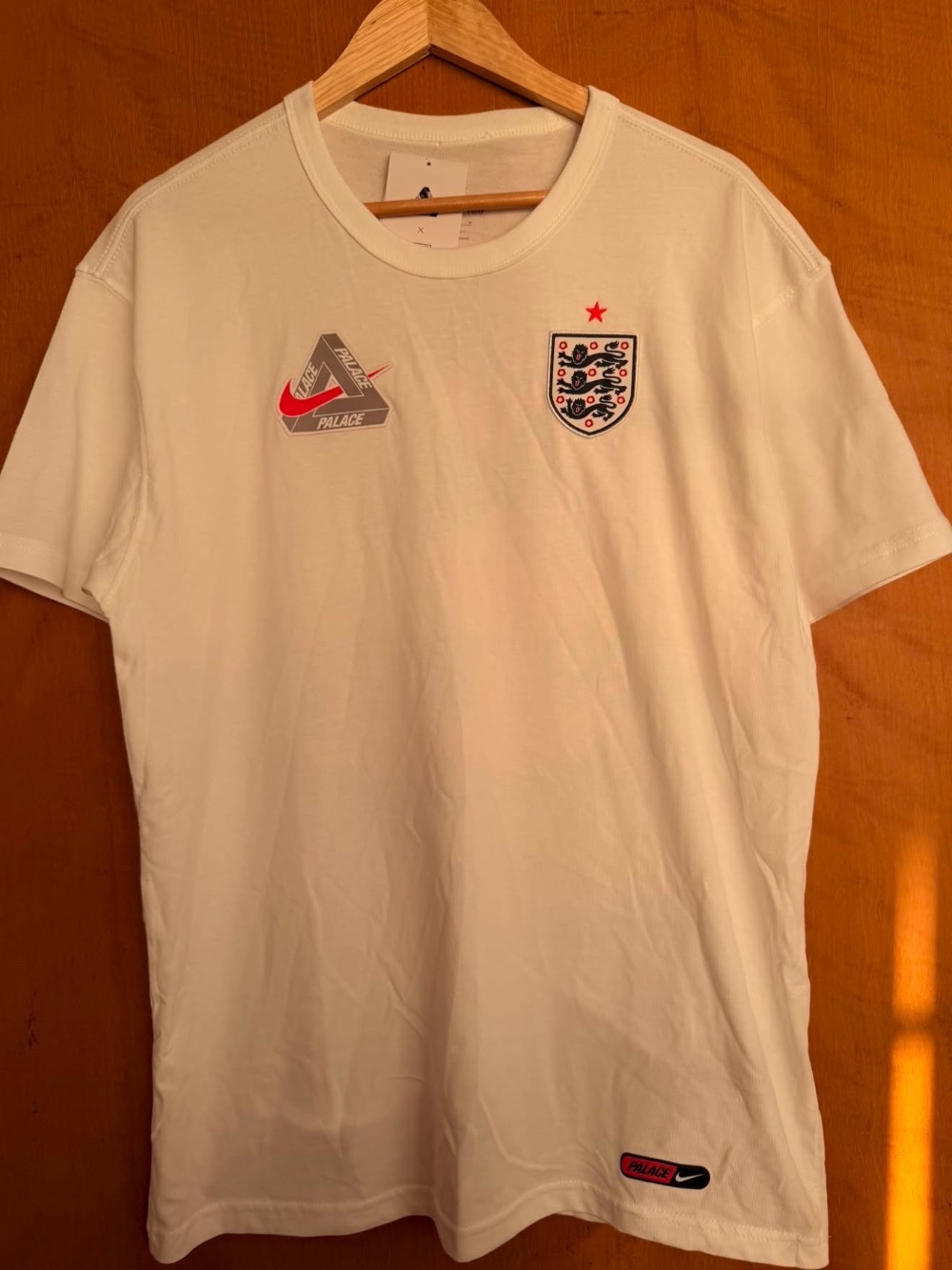 England x Palace x Nike Camiseta White — M, Novo